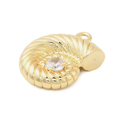 Brass Micro Pave Cubic Zirconia Pendants LS-KK-I380-05G-1