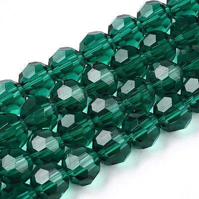 Transparent Glass Beads EGLA-A035-T6mm-D18-1
