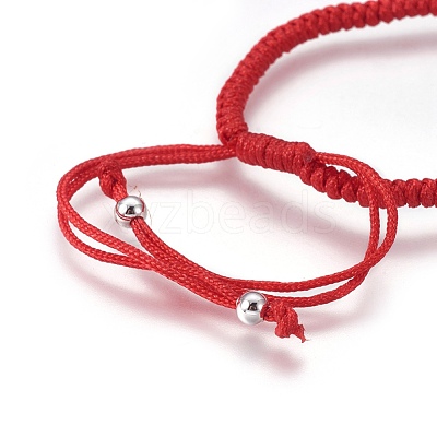 Nylon Cord Braided Bead Bracelets Making BJEW-F360-FP18-1