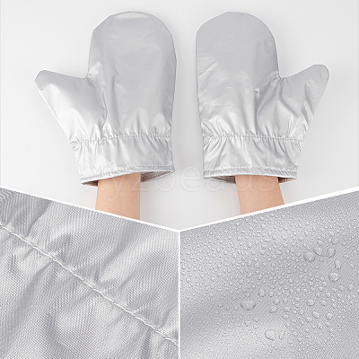 2 Pairs Polyester Microwave Oven Protective Gloves AJEW-CY0002-88-1