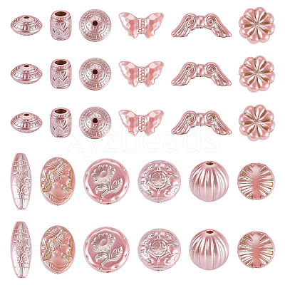 100G Pearlized Opaque Acrylic Beads OACR-TA0004-41A-1