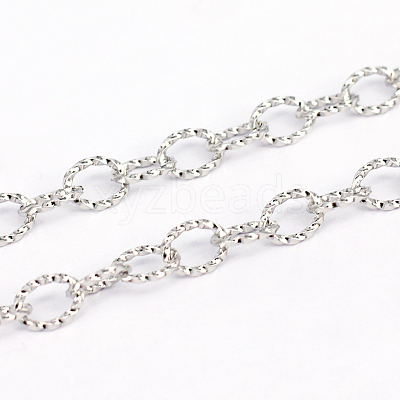 Tarnish Resistant 304 Stainless Steel Cable Chains CHS-L001-140-1