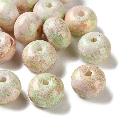 Baking Paint Opaque Glass Beads GL-CBAF5F7-01E-1