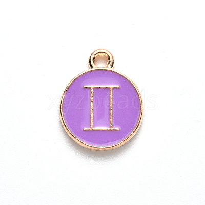 Alloy Enamel Pendants ENAM-S124-01A-01I-1