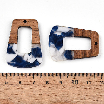 Resin and Walnut Pendants FIND-R051-02C-1