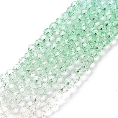 Transparent Glass Beads Strands LS-GLAA-E036-07C-1