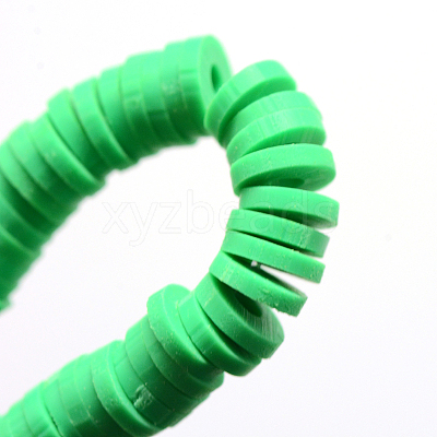 Handmade Polymer Clay Beads X-CLAY-R067-6.0mm-06-1