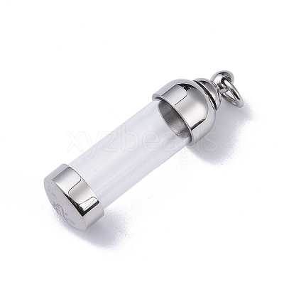 304 Stainless Steel Pendants STAS-D097-01B-P-1
