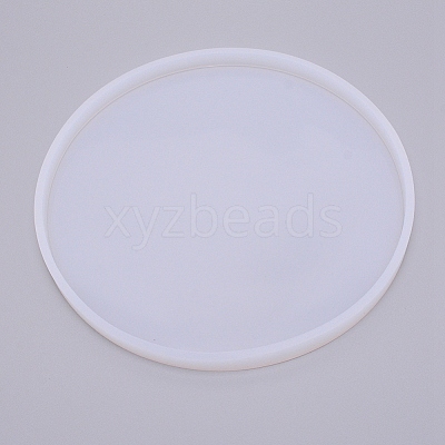 Round Cup Mat Silicone Molds LS-DIY-WH0181-46-1