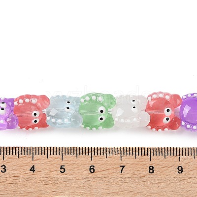 Transparent Glass Beads Strands LAMP-L078-010A-1