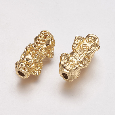 Feng Shui Real 24K Gold Plated Alloy Beads X-PALLOY-L205-06D-1