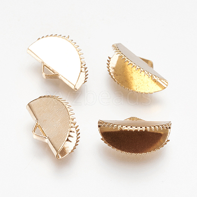 Iron Ribbon Crimp Ends X-IFIN-I026-02LG-B-1