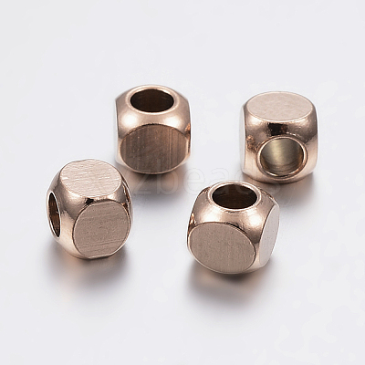 Ion Plating(IP) 304 Stainless Steel Beads STAS-F136-01RG-5x5mm-1