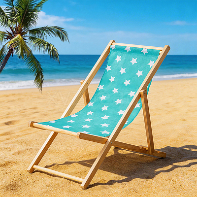 1Pc Star Pattern Chair Polycotton Cloth AJEW-GF0015-38E-1