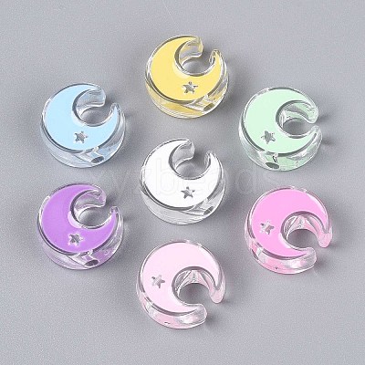 Transparent Acrylic Beads ACRC-T013-08-1