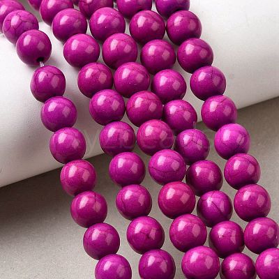 Synthetic Turquoise Beads Strands TURQ-G106-4mm-02O-1
