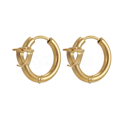 304 Stainless Steel Hoop Earring STAS-OY012-01G-1