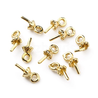 Brass Peg Bails Pendants KK-WH0046-30-1