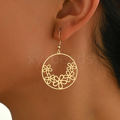 Elegant Iron Dangle Earrings CU1460-2-1