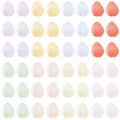 114Pcs Transparent Plastic Pendants KY-TA0001-56-1