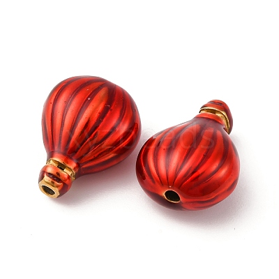 304 Stainless Steel Enamel Beads STAS-Q363-05B-G-1