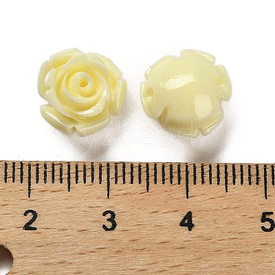 Synthetic Coral Carved Beads CORA-H003-01A-12-1
