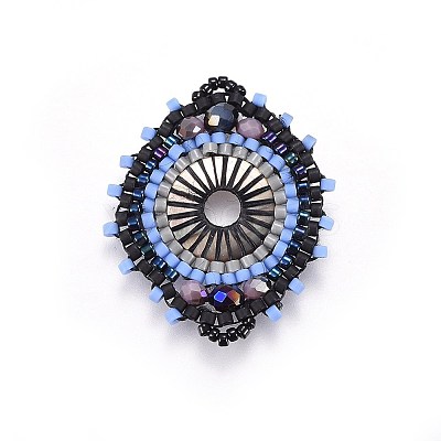 MIYUKI & TOHO Handmade Japanese Seed Beads Links SEED-A029-DA09-1