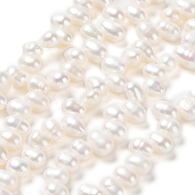 Natural Cultured Freshwater Pearl Beads Strands PEAR-J007-82-1