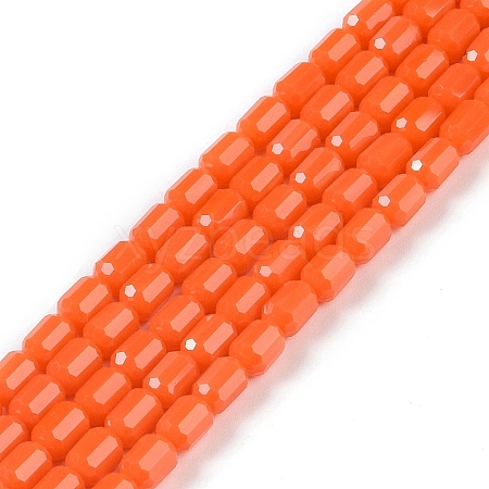 Opaque Glass Beads Strands GLAA-G112-04M-1