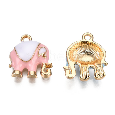 Alloy Enamel Pendants X-ENAM-S119-012A-1