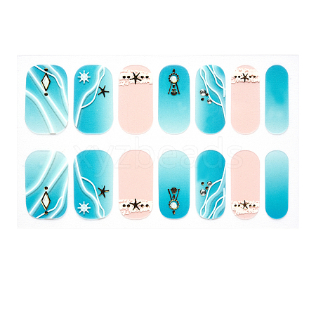 Full Cover Nombre Nail Stickers MRMJ-S060-ZX3364-1