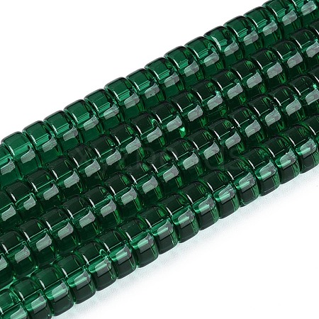 Transparent Glass Beads Strands GLAA-N026-4x8mm-T02-1
