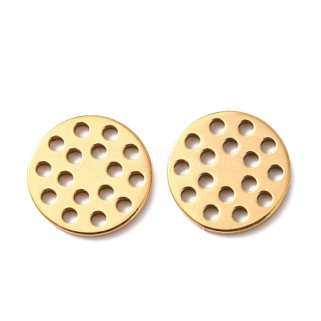 Hollow 304 Stainless Steel Charms STAS-G385-05G-03-1
