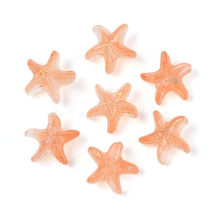 Frosted Glass Beads FGLA-T005-01G-1