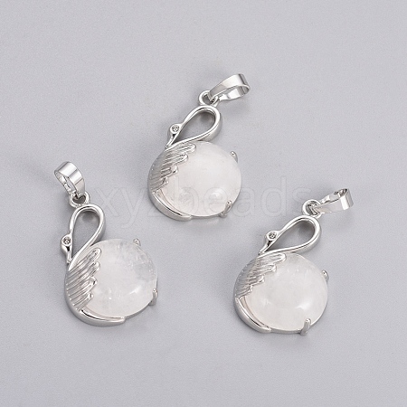 Natural Quartz Crystal Pendants G-L512-N11-1