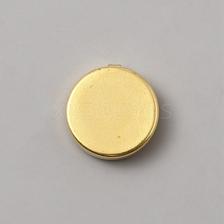 Flat Round Brass Button Covers Settings BUTT-WH0030-73D-1