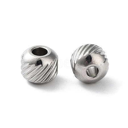 Non-Tarnish 303 Stainless Steel Beads STAS-Q302-03G-P-1