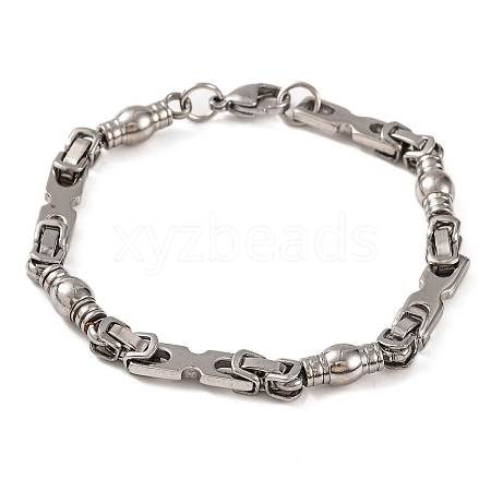 Tarnish Resistant 304 Stainless Steel Link Chain Bracelets BJEW-B078-82P-1