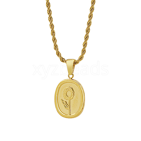 Stainless Steel Pendant Necklaces for Women ZR3871-1-1