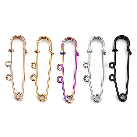 304 Stainless Steel Kilt Pins with 2 Loops STAS-K252-05A-M-1