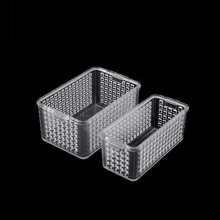 2Pcs PVC Storage Basket Miniature Ornaments PW-WGB3802-04-1