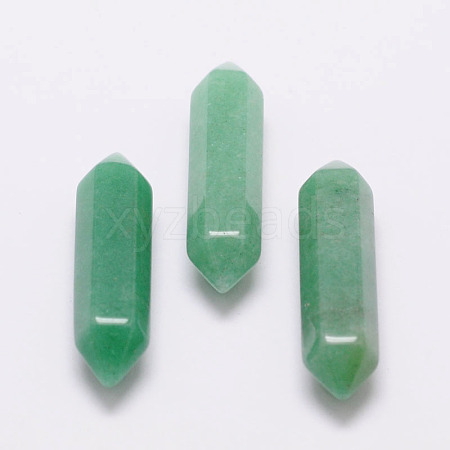 Faceted Natural Green Aventurine Beads X-G-K012-30mm-01-1