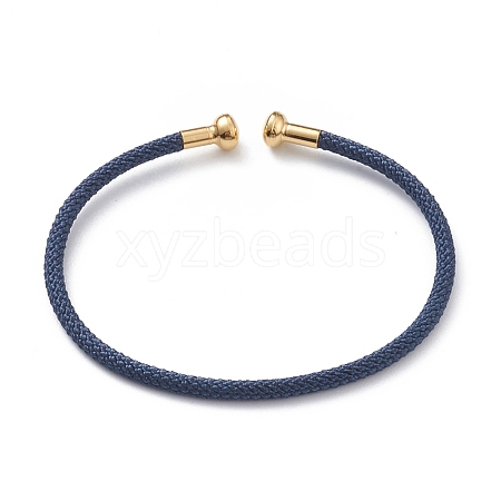 Braided Carbon Steel Wire Bracelet Making MAK-A017-B04-1