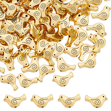 120Pcs Tibetan Style Alloy Beads TIBEB-NB0001-35-1