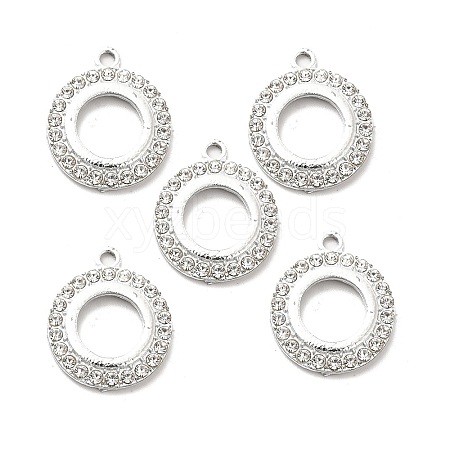 Alloy Rhinestone Pendants ALRI-C007-53P-1