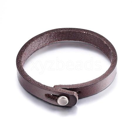 Leather Cord Bracelets BJEW-P099-13A-1