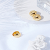 1Pair Brass Hoop Earrings EJEW-LP0008-039G-3