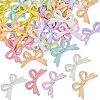 50Pcs Baking Paint Opaque Alloy Beads FIND-SP0002-43-1