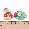 Christmas Opaque Resin Decoden Cabochons RESI-S391-09-3