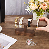 Wood T Bar Bracelet Display Stands ODIS-WH0061-39-3